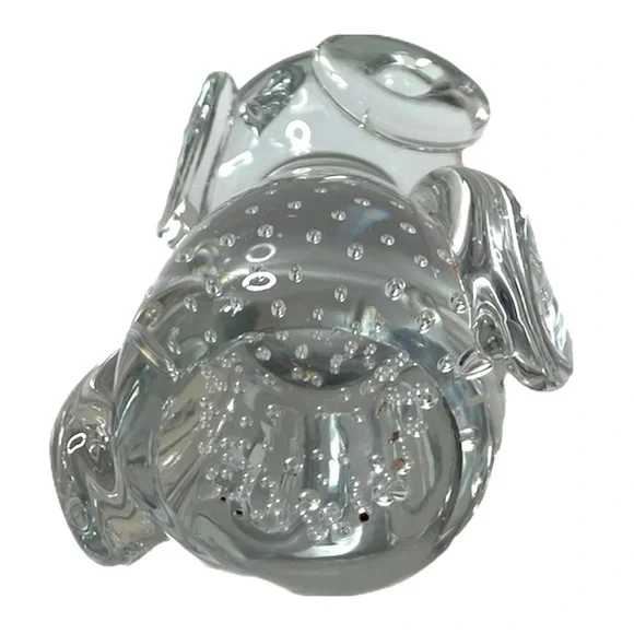Owl Hand Blown Murano Glass Artisan Hand Blown Piece Adorable Whimsical Wise Owl